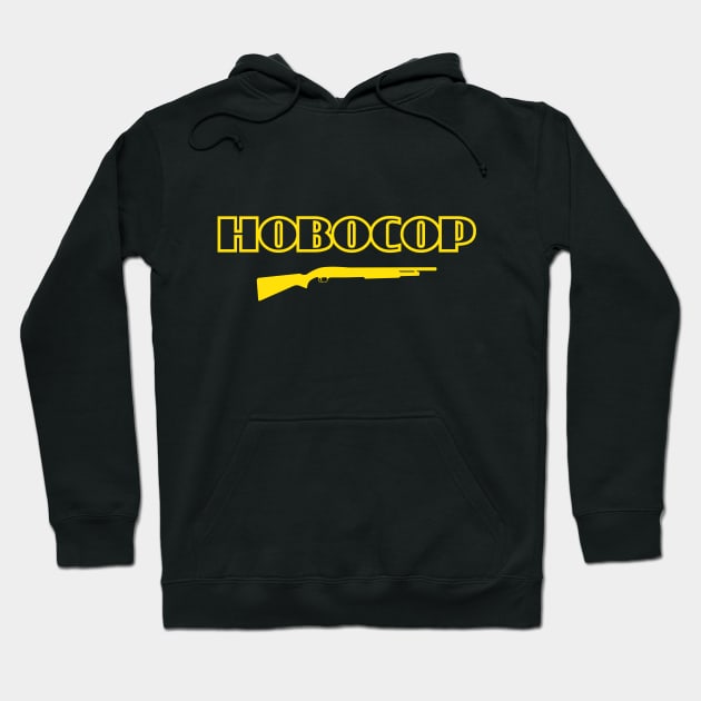 Hobocop Shotgun Hoodie by Movie Vigilante